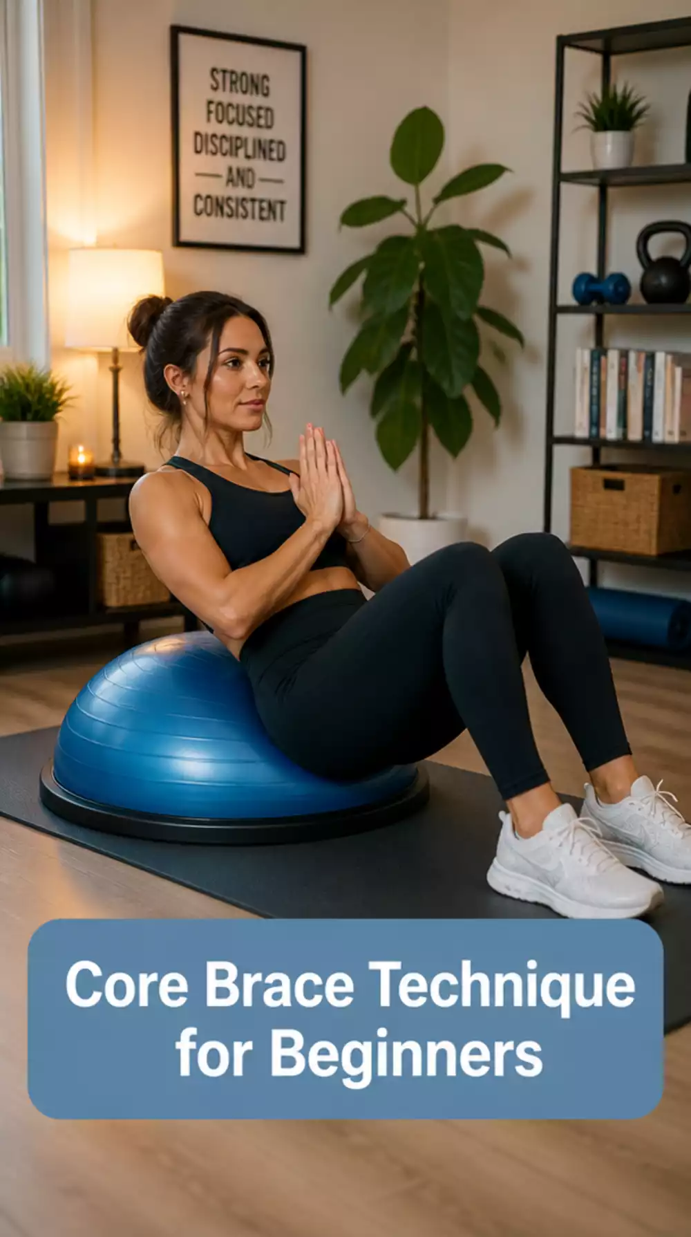 Beginner Home Workout Core Brace Technique That Protects Your Spine