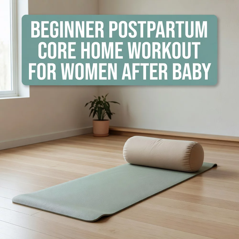 Beginner Postpartum Core Home Workout for Women After Baby