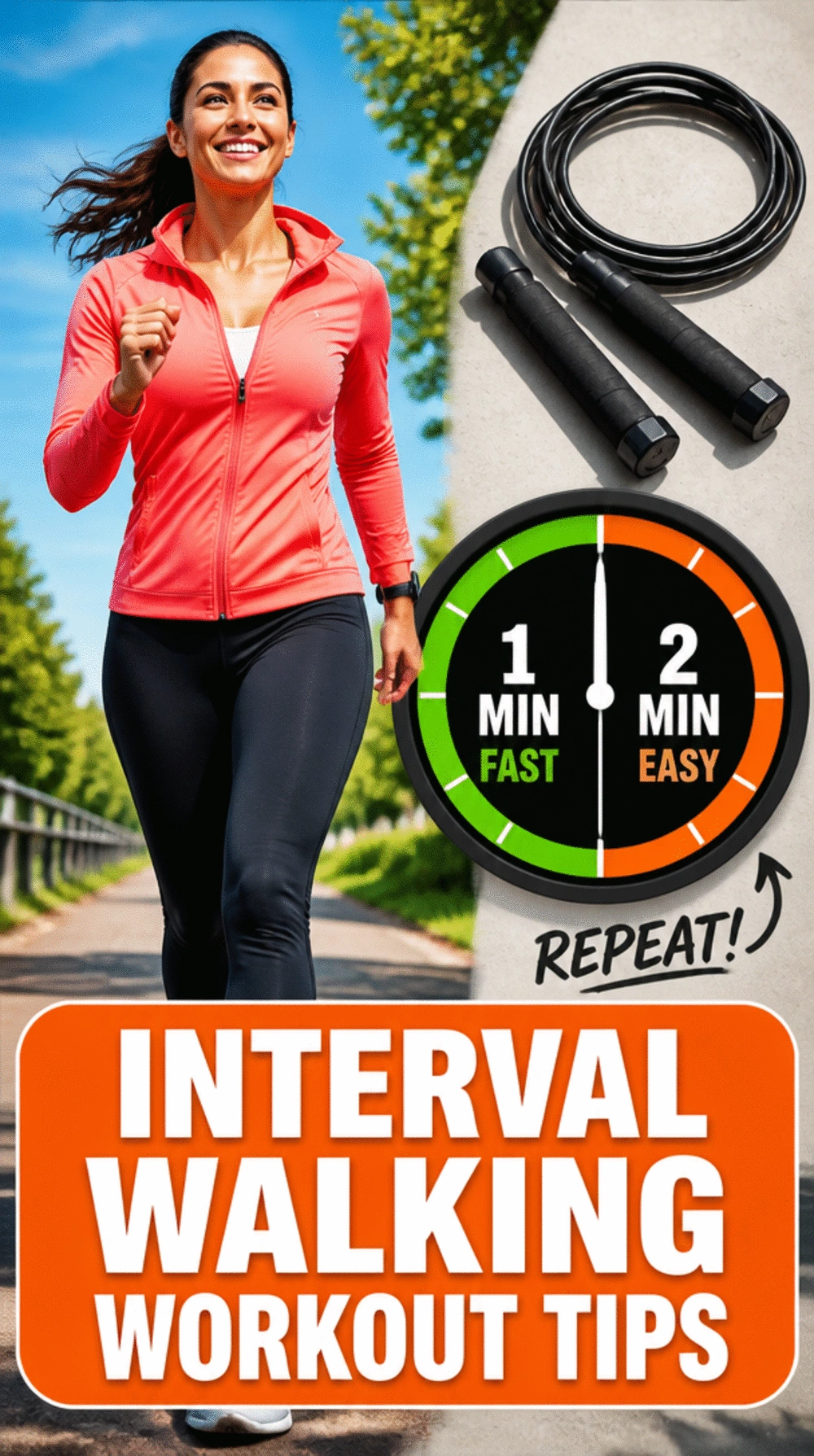 Home Walking Weight Loss Workout Interval Speed-Up That Spikes Fat Burn