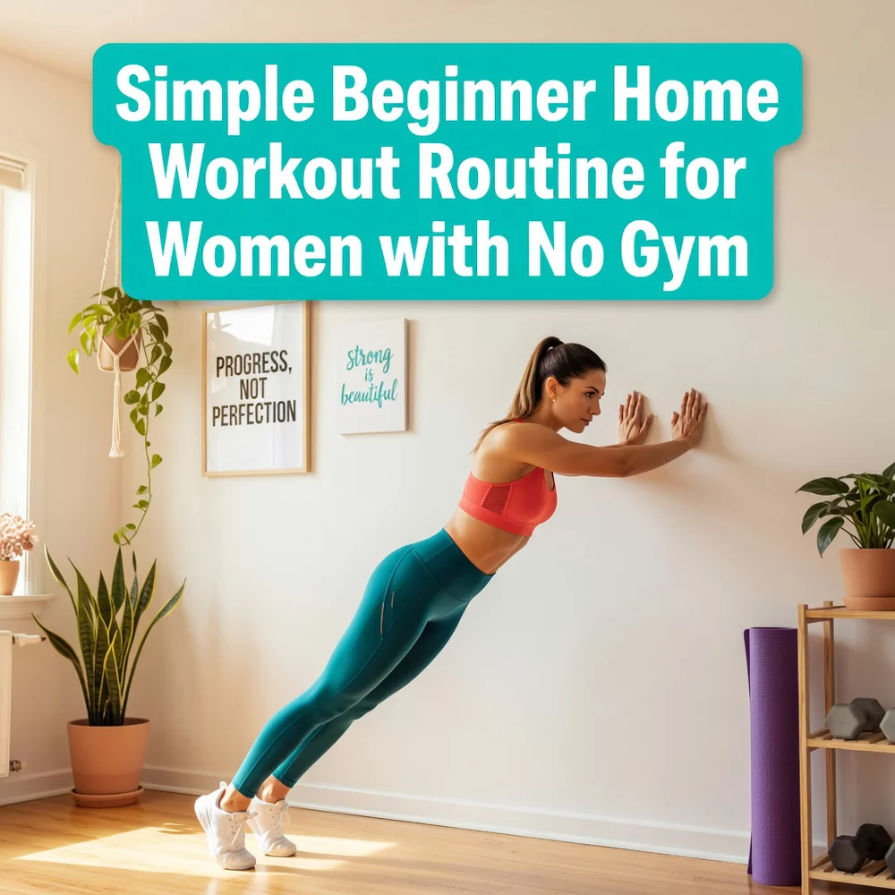 Simple Beginner Home Workout Routine for Women with No Gym