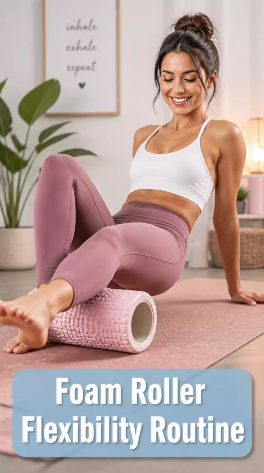 Foam Roller Home Flexibility Routine That Loosens Tight Leg Muscles