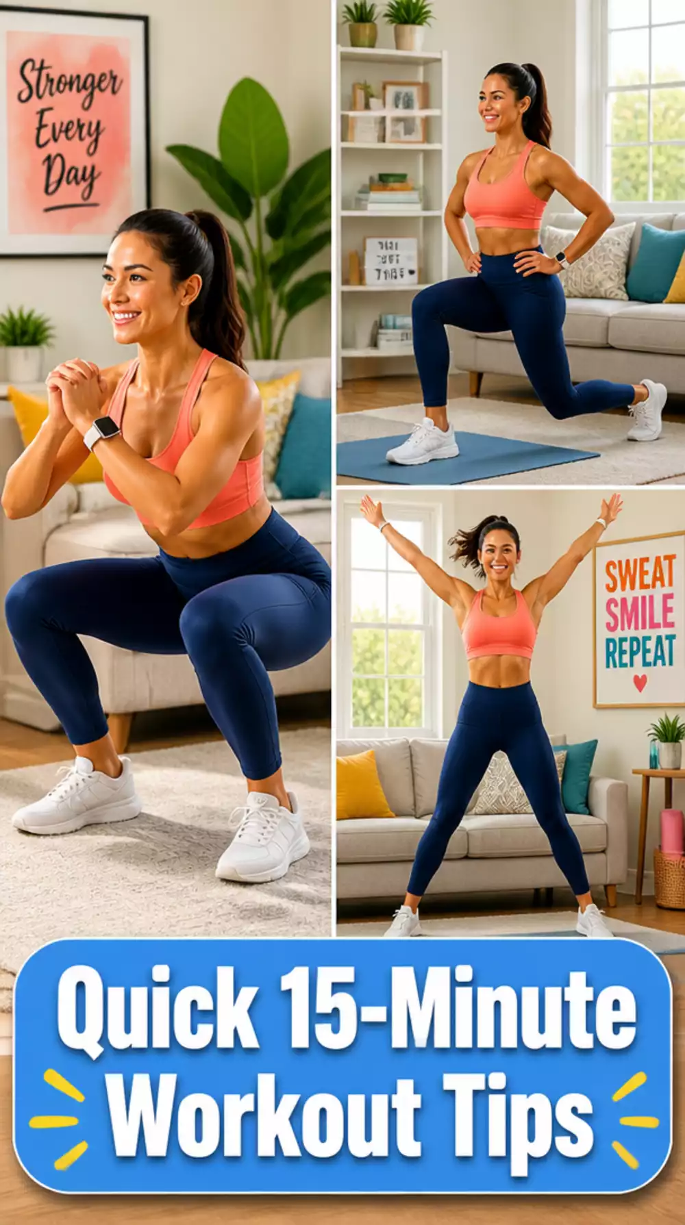 No-Equipment Daily Home Workout That Fits a 15-Minute Slot